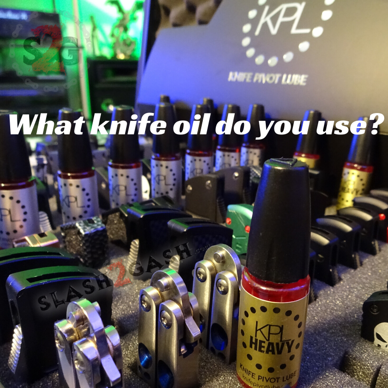 KPL™ Heavy Knife Oil Lube Pivot Lubricant for Knives 10 mL Slash2Gash