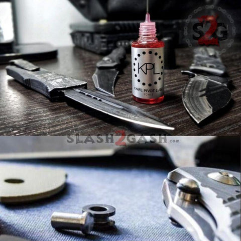 KPL Best Knife Oil Pivot Lube Lubricant for Knives - 2 Pack Slash2Gash KPL Best Knife Oil Pivot Lube Lubricant for Knives - 2 Pack Slash2Gash