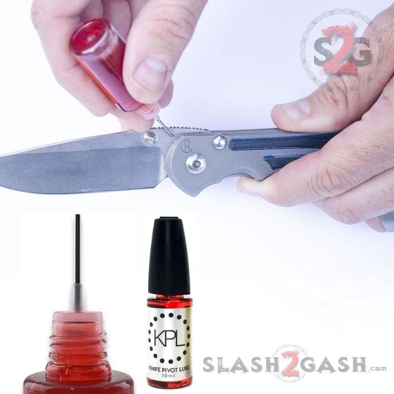 KPL™ Best Knife Oil Pivot Lube Lubricant for Knives 2 Pack Slash2Gash