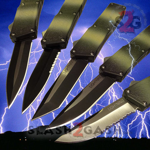 Lightning OTF Knife D/A Automatic Switchblade Camo UPGRADED - Taiwan