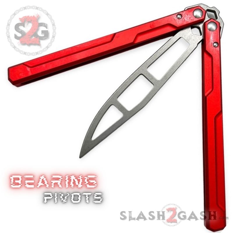 Aluminum Butterfly Knife Channel Balisong w/ Bushings Lucha (clone