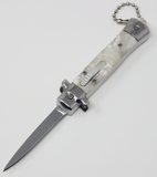 Mini Stiletto OTF Knife Small Cali Legal Switchblade - Asst. colors