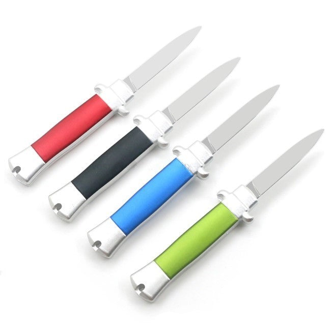 Stiletto Mini OTF Knife Small Automatic Switchblade - Asst. colors ...