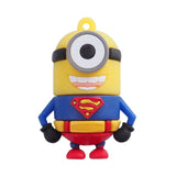 SuperHero MINIONS Despicable Me USB Flash Drive 2.0 Superman Superminion - 16gb
