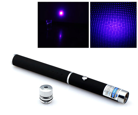 5-in-1 200mw 405nm Purple Laser Beam USB Laser Pointer Pen With USB - Foto 3