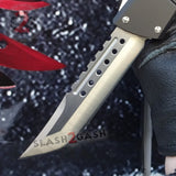 Delta Force Dark Knight 440C OTF Knife CNC Highest Quality - Tanto Xtreme Switchblade