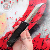 Delta Force Dark Knight 440C OTF Knife CNC Highest Quality - Tanto Xtreme Switchblade Slash2Gash