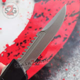 Delta Force Dark Knight 440C OTF Knife CNC Highest Quality - Interceptor Stonewashed Switchblade