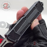 S2G Tactical Carbon Fiber Scarab D/A OTF Automatic Knife - Drop Point