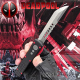 Slash2Gash S2G Deadpool OTF Knife Delta Force Automatic Switchblade CNC Highest Quality - Tanto Xtreme Satin