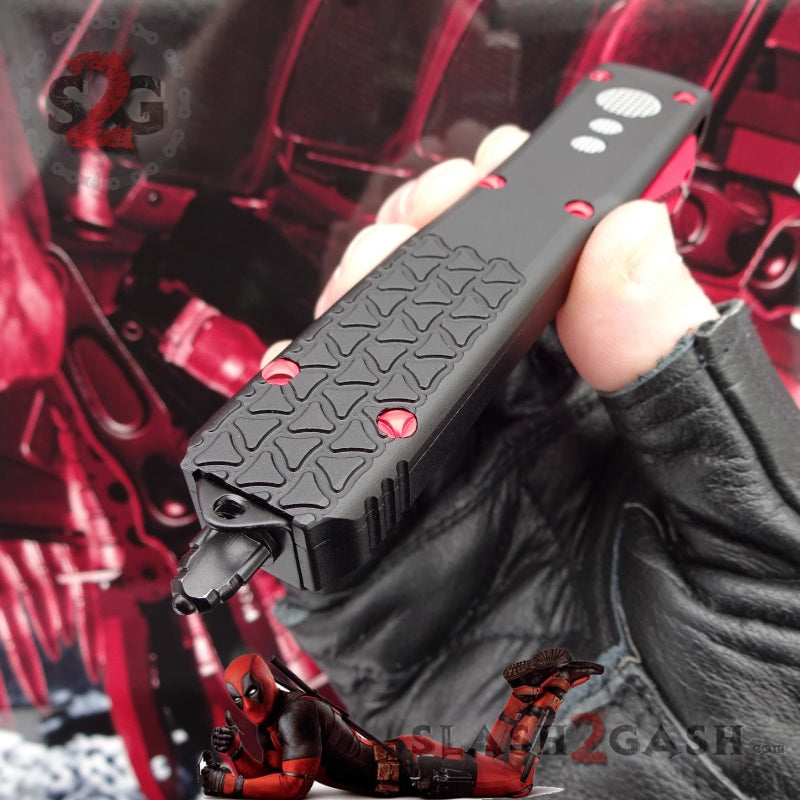 Deadpool OTF Knife CNC Highest Quality Red Dagger Slash2Gash