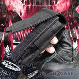 Delta Force Classic Black Scarab D/A OTF Automatic Knife CNC Highest Quality - Switchblade Tactical Nylon Sheath