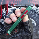 Delta Force Star Wars Bounty Hunter D/A OTF Automatic Knife Green + Red Boba Fett CNC Highest Quality D2 - Spear Switchblade