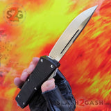 Delta Force Dark Knight VG-10 OTF Automatic Knife CNC Highest Quality - Drop Point Switchblade
