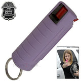 Pepper Spray 1/2 Ounce OC-17 with Clip and Keychain - Lavender