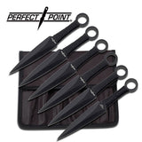 Kunai Throwing Knives w/ Ring and Sheath - Assorted Sizes/Colors