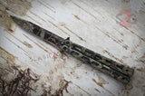 Real Tree Camo Butterfly Knife Plain Edge Balisong