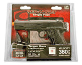 RED JACKET Airsoft Pistol 1911 Handgun Set w/ Gel Target Pack