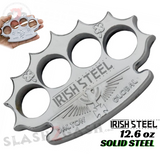 Chrome Knuckles Spiked Dalton Global Paperweight Silver Pointed Duster Buckle - Robbie Dalton Irish Steel