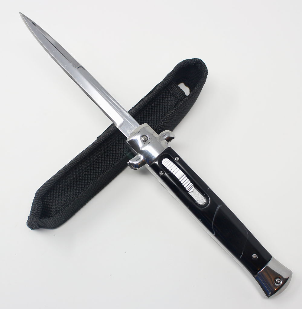 Stiletto OTF Automatic Knife Classic Italian Switchblade 9 or 11 Inc
