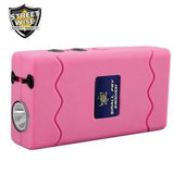 Streetwise Small Fry 8,800,000 Pink Powerful Mini Stun Gun Flashlight Rechargeable