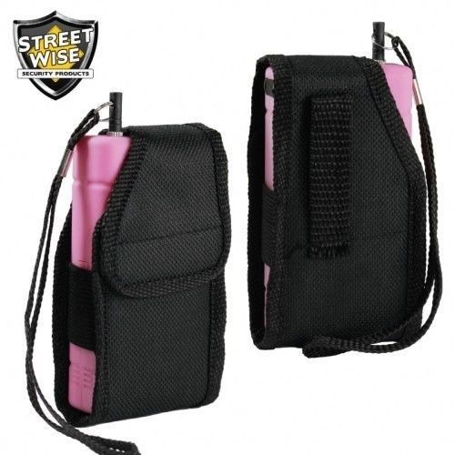 Streetwise Small Fry Stun Gun Flashlight Holster w/ Built-In Wall Char ...