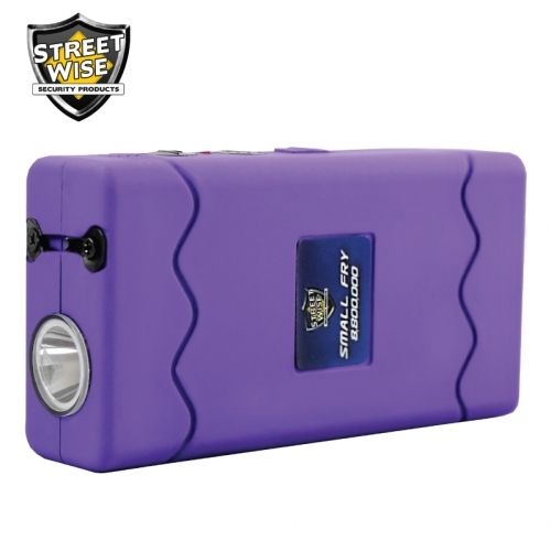 Streetwise Small Fry Stun Gun Flashlight Holster w/ Built-In Wall Char ...