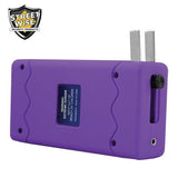 Small Fry 8,800,000 Purple Powerful Mini Stun Gun Flashlight Rechargeable