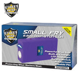 Small Fry 8,800,000 Purple Powerful Mini Stun Gun Flashlight Rechargeable