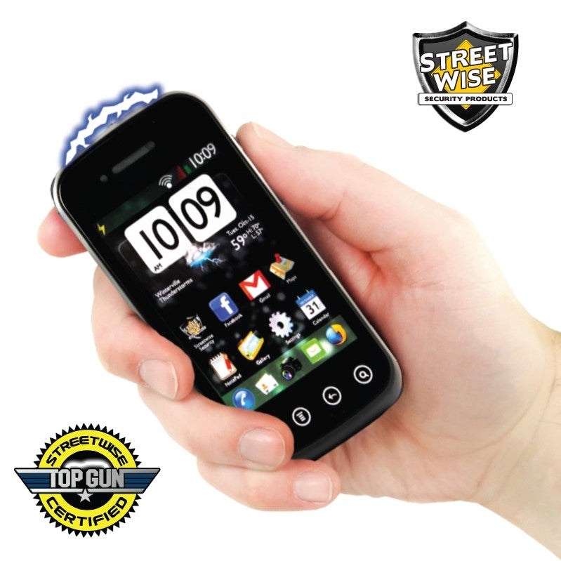 Streetwise SamStun Disguised Cell Phone Stun Gun 6M w/ Case – Slash2Gash