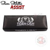 Tiger USA Box Spring Assist Stiletto Knives Slim Pocket Knife