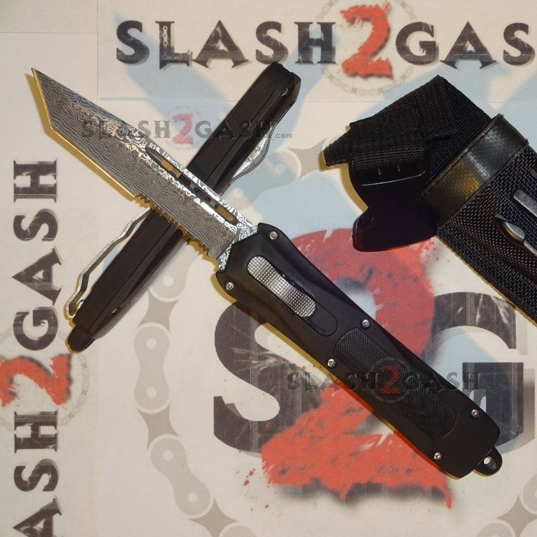S2G Tactical Spartan D/A OTF Automatic Knife - Damascus S2G Tactical Spartan D/A OTF Automatic Knife - Damascus