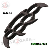 Bladed Paperweight Belt Buckle Spike Duster Claw Knuckle - Black