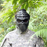 Spine Tingler Tactical Mask Airsoft Wargame Paintball Motorcycle Halloween Full Face Skull