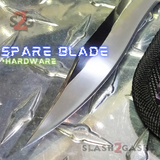 Basilisk Clone Replacement Blade The ONE Titanium Butterfly Knife Spare Sharp Silver Mirror Polished Live bushings hardware pivots washers Lizard