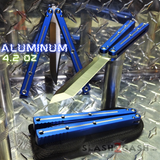 The ONE Kraken (clone) Balisong Butterfly Knife Channel w/ Zen Pins - Blue krake laken Tanto Bowie