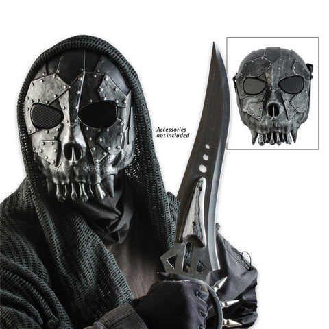 Tribal Skeleton Full Face Mask Airsoft Wargames Protection