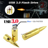 Bullet USB Flash Drive 3.0 Metal Memory Stick Pendrive 10x FASTER!