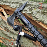 USMC Marines Elite Tactical Tomahawk Throwing Axe w/ Survival Kit M-X001 Officially Licensed Slash2Gash S2G
