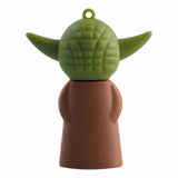 Star Wars Cartoon Yoda USB Flash Drive 2.0 Rubber Memory Stick 16gb