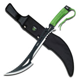 24" FULL TANG Tactical Survival Zombie MACHETE w/ Sheath Knife Sword
