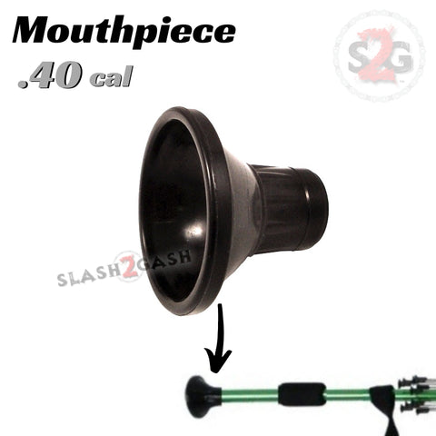 Safety Mouthpiece .40 Caliber Blowgun Accessory - Anti-Inhale