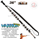 Warrior Blowguns .40 cal LOADED w/ 40 Darts - 36" Urban Camouflage - Avenger USA