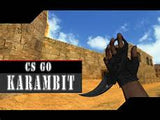 CSGO karambit rainbow tactical claw neck knife fixed blade knives counter strike titanium fade CS GO