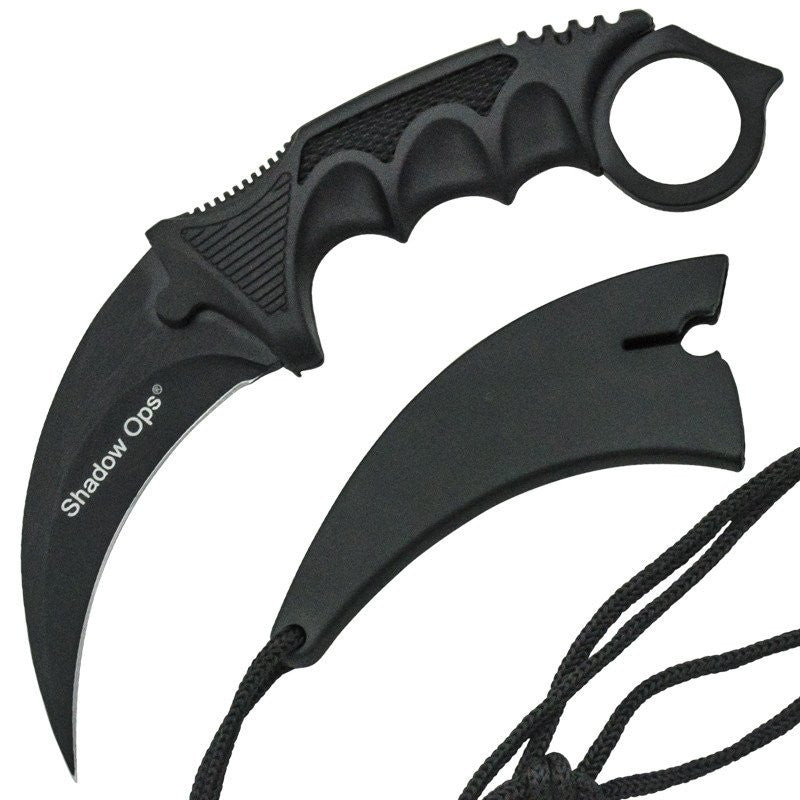 Csgo Karambit Counter Strike Tactical Claw Neck Knife W  Sheath - 11 C 