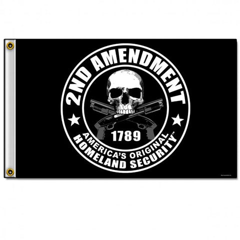 Hot Leathers 2nd Amendment Flag 3 x 5 w/ Metal Grommets