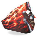 Hot Leathers Smoking Clown Face Mask Neoprene Evil Clown w/ Cigar Head Wear