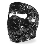 Hot Leathers Paisley Skull Neoprene Face Mask
