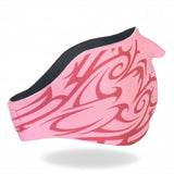 Hot Leathers Ladies Pink Tribal Neoprene 1/2 Face Mask