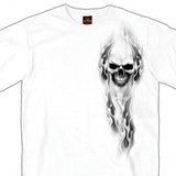 Hot Leathers Ghost Skull Double Sided T-Shirt Bob's Favorite Logo